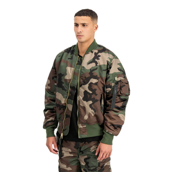 ALPHA INDUSTRIES MA-1 Primaloft Flight Camo Jacket