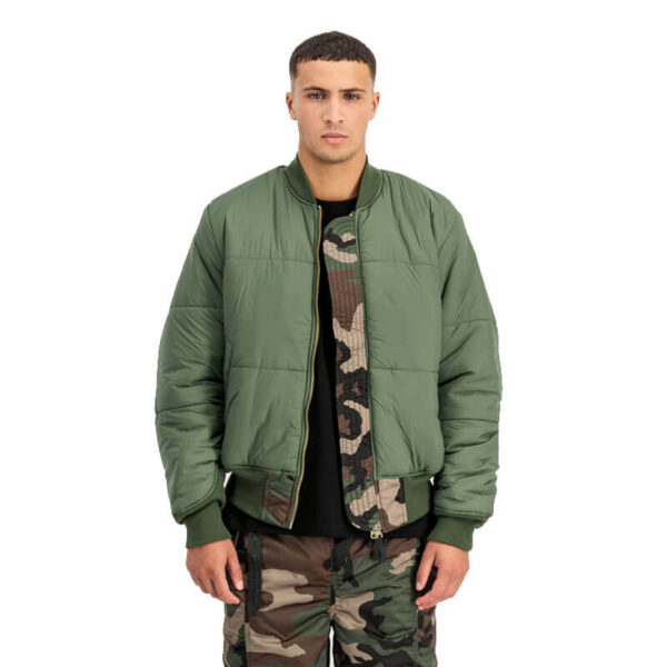 ALPHA INDUSTRIES MA-1 Primaloft Flight Camo Jacket