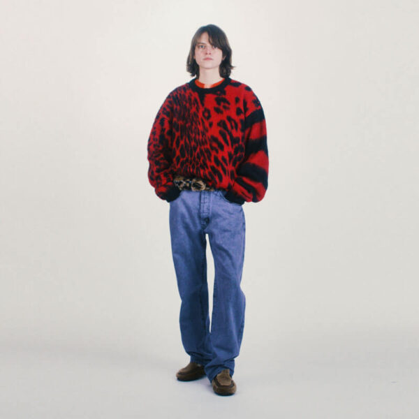 ARIES Brushed Leopard Sweater