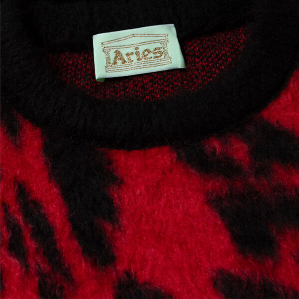 ARIES Brushed Leopard Sweater