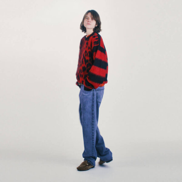 ARIES Brushed Leopard Sweater