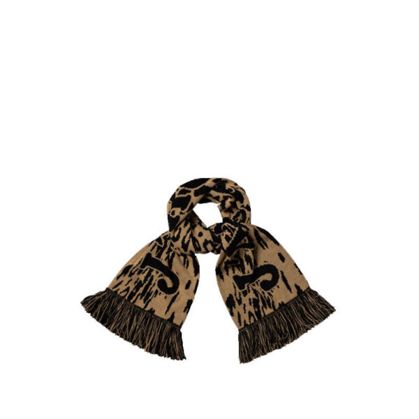ARIES J'Adoro Aries Leopard Scarf - Beige