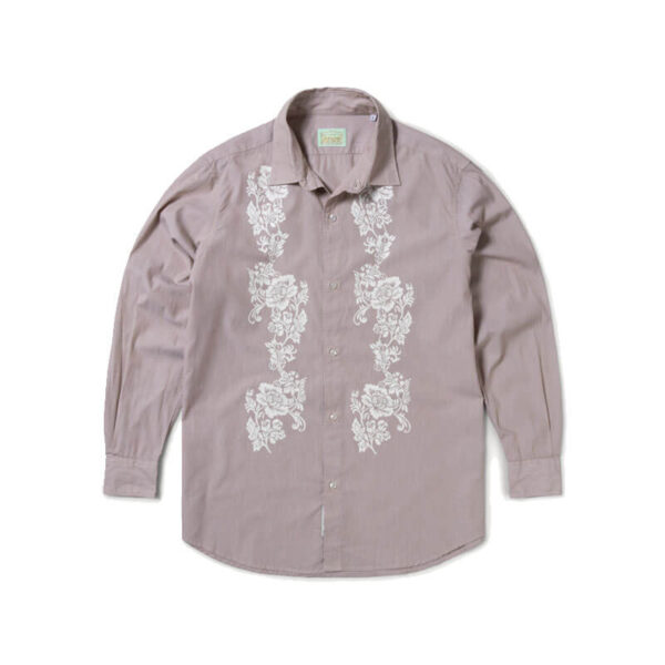 ARIES Lace Overprinted Poplin Shirt