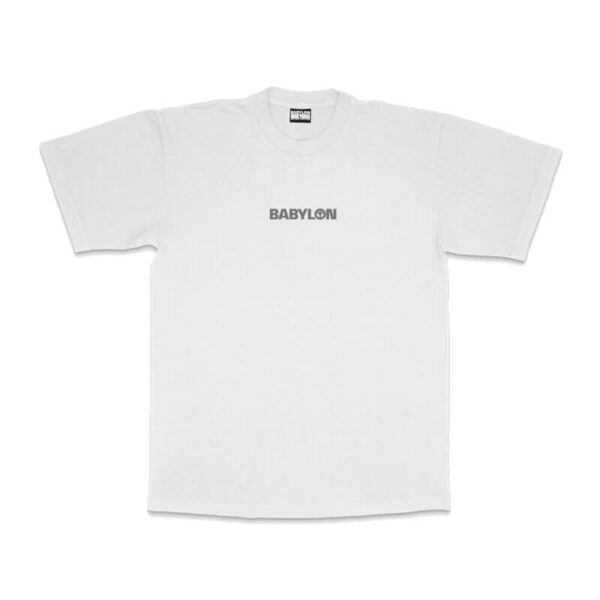 BABYLON LA Shop Grey Logo Tee