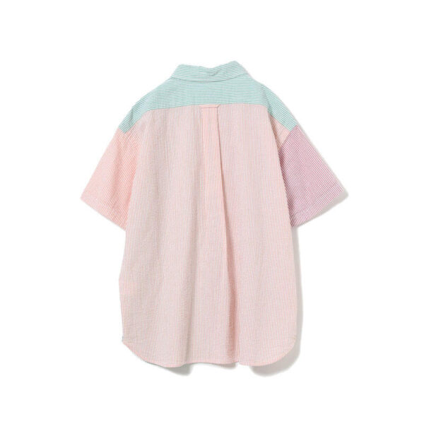 BEAMS BOY Seersucker Crazy Shirt