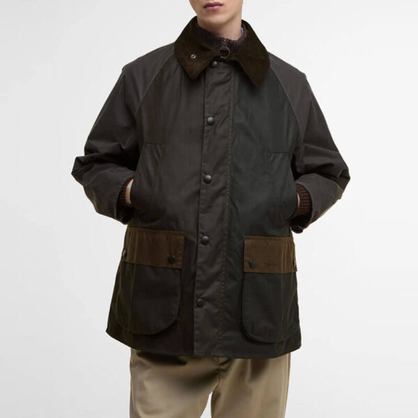 BARBOUR Patchwork OS Bedale Wax Jacket