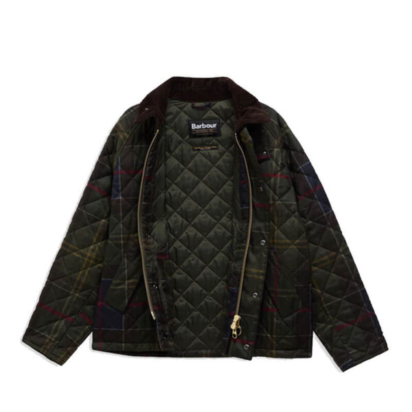 BARBOUR Tartan Transport Quilted Jacket