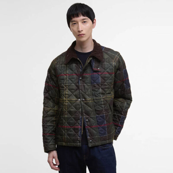 BARBOUR Tartan Transport Quilted Jacket
