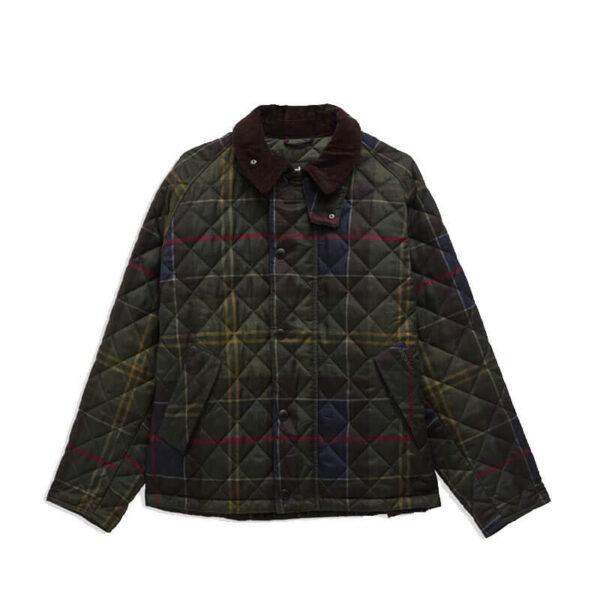 BARBOUR Tartan Transport Quilted Jacket