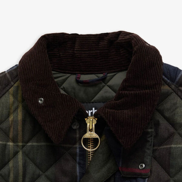 BARBOUR Tartan Transport Quilted Jacket