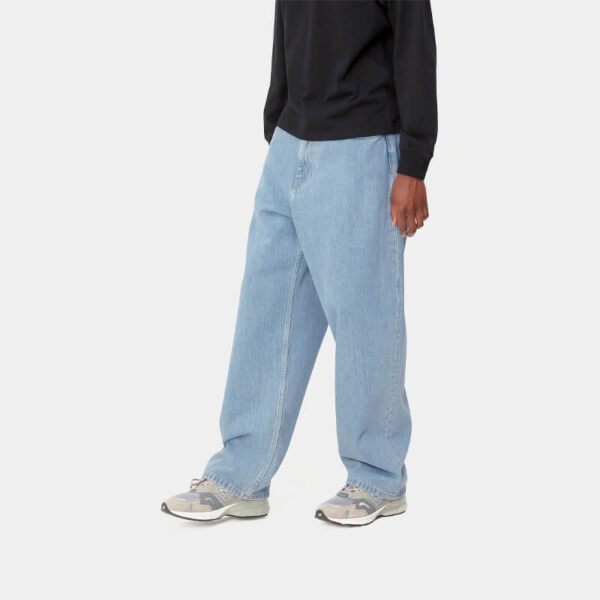 CARHARTT WIP Brandon Pant - Blue Heavy Stone Bleached