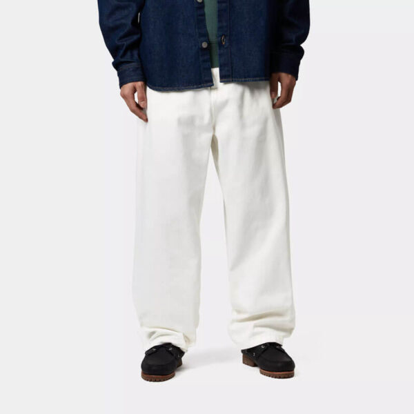 CARHARTT WIP Brandon Pant - White Rinsed
