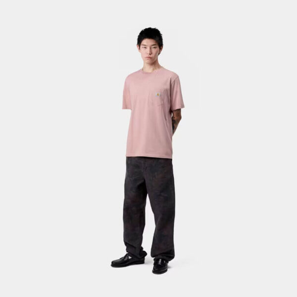 CARHARTT WIP Pocket T-Shirt - Glasey Pink