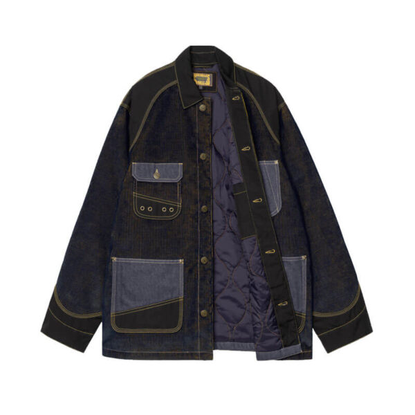 CARHARTT WIP x NICHOLAS DALEY OG Chore Coat - Dark Navy / Mustard