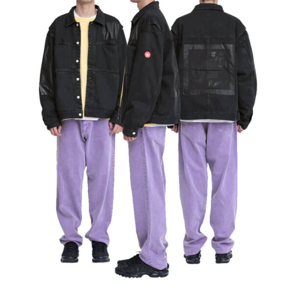 CAV EMPT Overdye VH Ex DNA Denim Jacket - Charcoal