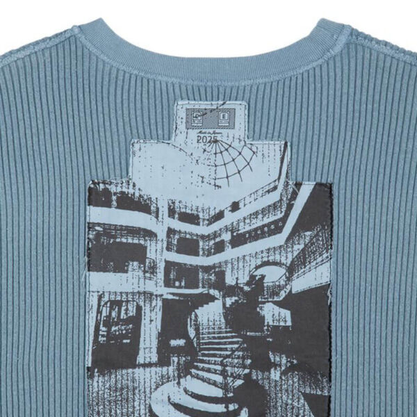 CAV EMPT Overdye Rib Cut SS Crewneck