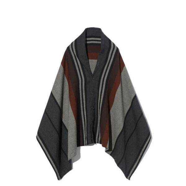 ENGINEERED GARMENTS Button Shawl - Multi