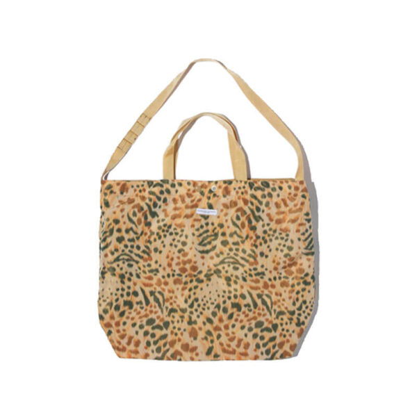 ENGINEERED GARMENTS Carry-All Reversible Tote - Leopard