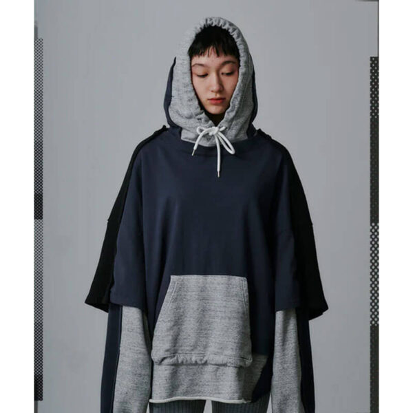 FACETASM Layered Hoodie - Navy