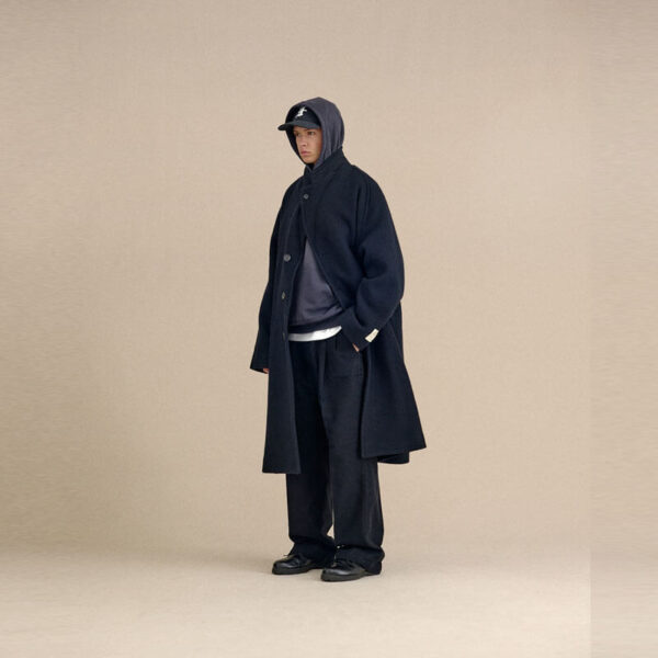 FARAH®︎ JAPAN Long Chester Coat - Black