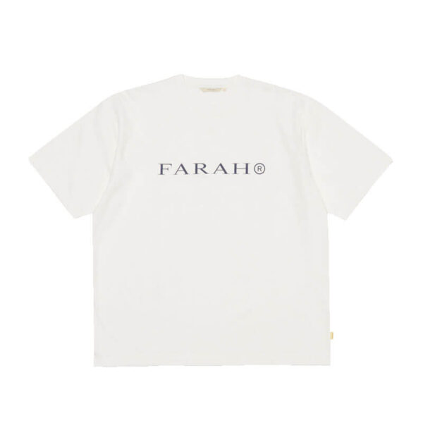 FARAH JAPAN Printed OG Logo Tee - White