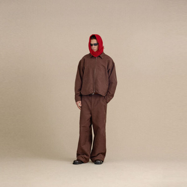 FARAH®︎ JAPAN Short Zip-Up Work Jacket - Navy