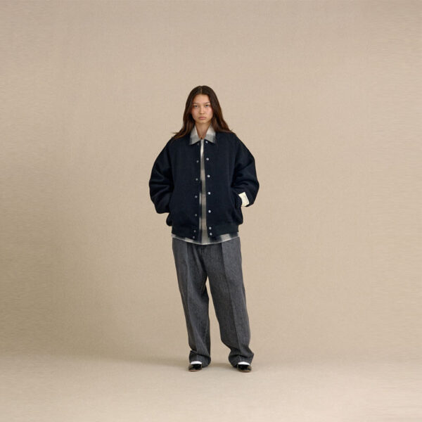 FARAH®︎ JAPAN Varsity Jacket - Navy