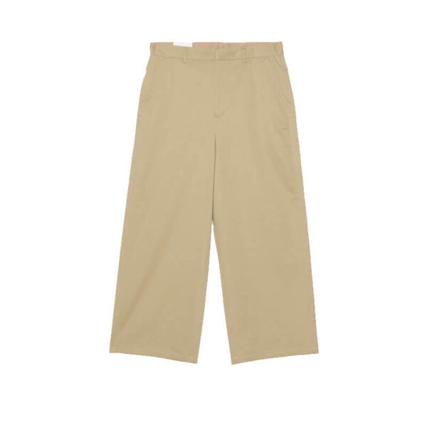 FARAH JAPAN Wide Straight Work Pants - Khaki