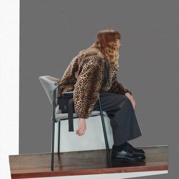 F/CE. Urban Faux-Fur Asymmetry Short Jacket