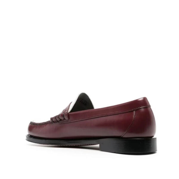 G.H.BASS Weejuns Larson Penny Loafers - Brown & White