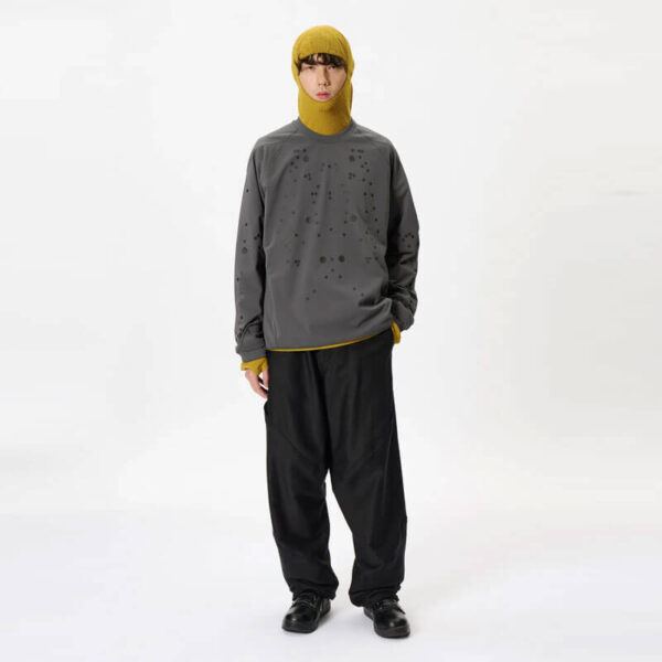 GOLDWIN 0 Graphic LS Tee - Deep Charcoal