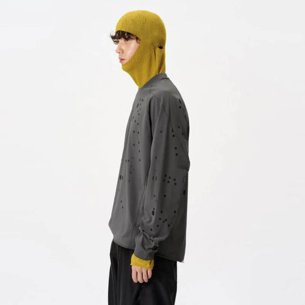GOLDWIN 0 Graphic LS Tee - Deep Charcoal