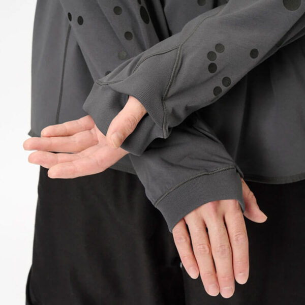 GOLDWIN 0 Graphic LS Tee - Deep Charcoal