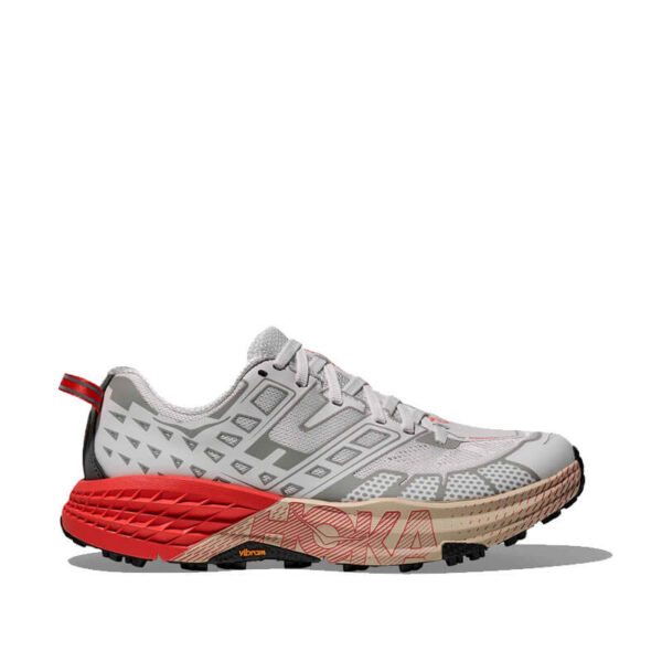 HOKA Speedgoat 2 - White / Tomato