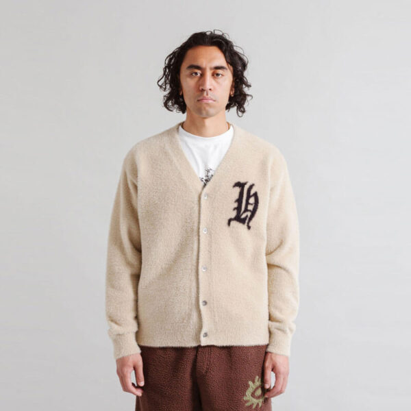 HERESY 'H' Cardigan - Putty