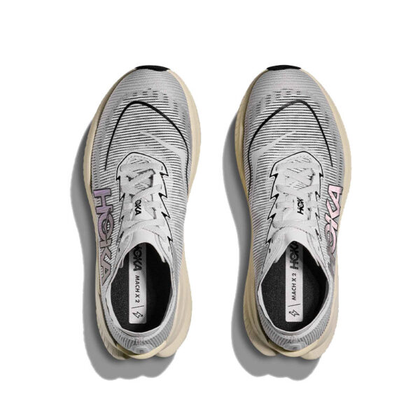HOKA Mach X 2 - White / Cosmic Grey