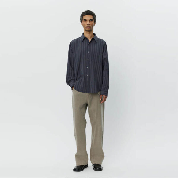 MFPEN Executive Shirt - Dark Grey Double Stripe