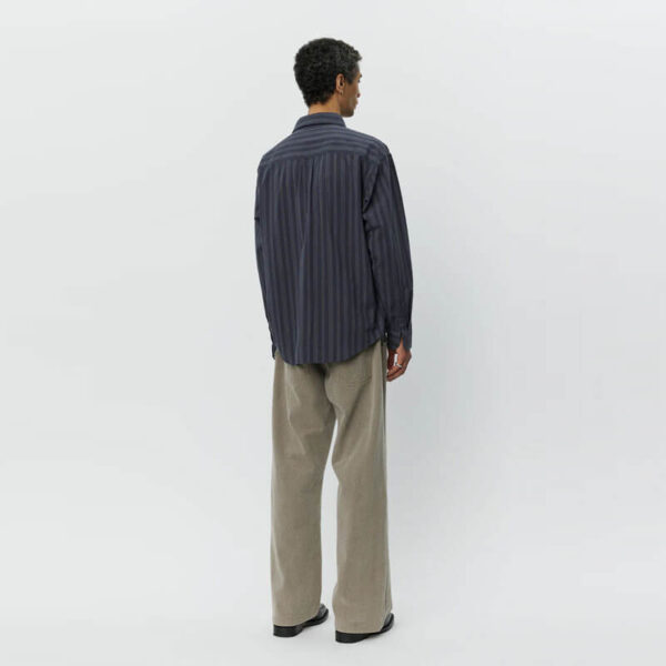 MFPEN Executive Shirt - Dark Grey Double Stripe