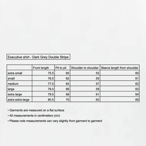 MFPEN Executive Shirt - Dark Grey Double Stripe