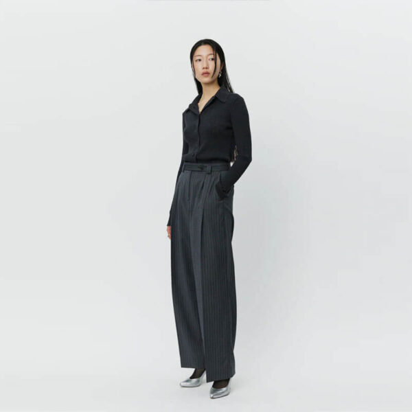 MFPEN Favorite Trouser - Wide Grey Double Stripe