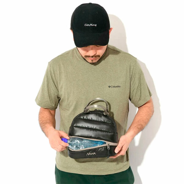 NANGA Mini Cool Bag - Black x Grey