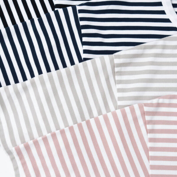 NANAMICA Coolmax Stripe Jersey Tee - Pink