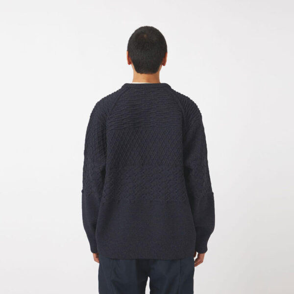 NANAMICA Crew Neck Sweater - Dark Navy