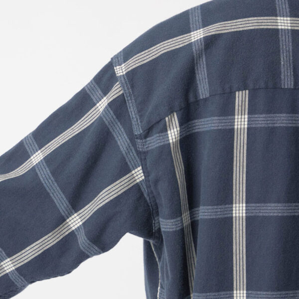 NANAMICA Flannel PALAKA Check Shirt - Navy