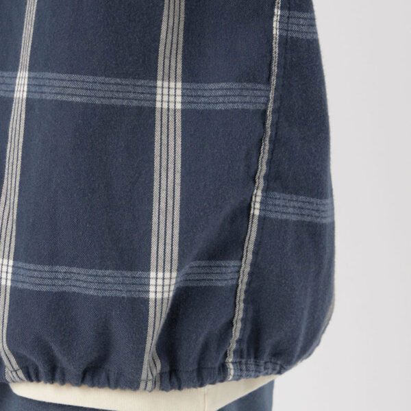 NANAMICA Flannel PALAKA Check Shirt - Navy