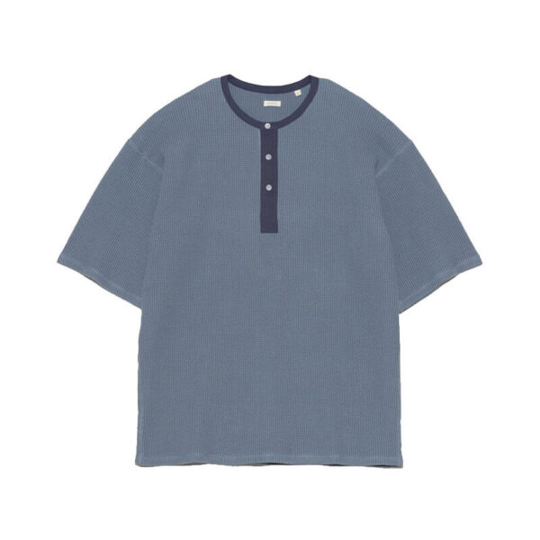 NANAMICA Henry Neck Thermal Sweat Tee