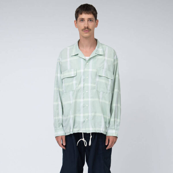 NANAMICA Palaka Check Shirt - Blue