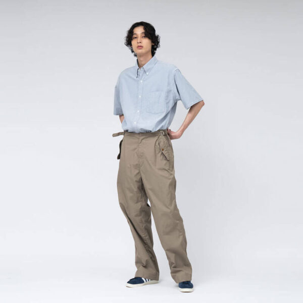 NANAMICA Side Belt Wide Pants
