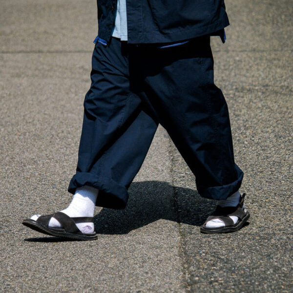 NANAMICA Side Belt Wide Pants