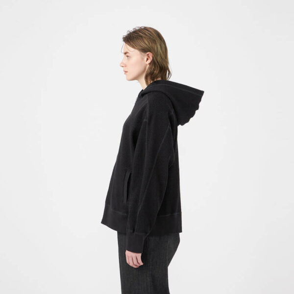 NANAMICA Zip-Up Thermal Hoodie - Navy